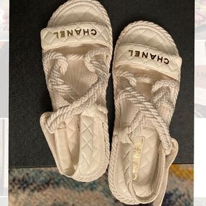 Chanel Cord Sandals